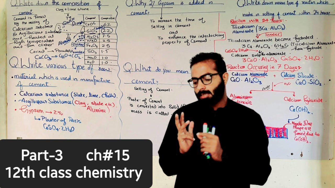 Part-3.  Important Short Questions in chemical industries | ch#15 | 12th class chemistry