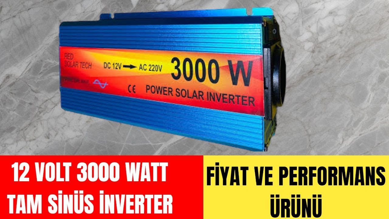 MAXCAM 3000W TAM SİNÜS İNVERTER İNCELEME TEST -FİYAT VE PERFORMANS ÜRÜNÜ