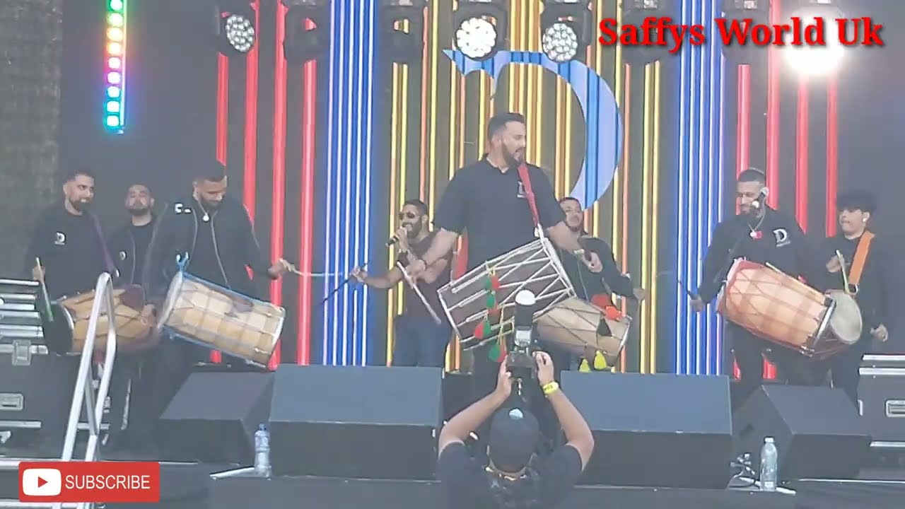 Dhol Unit Performing at Big John Mela Birmingham