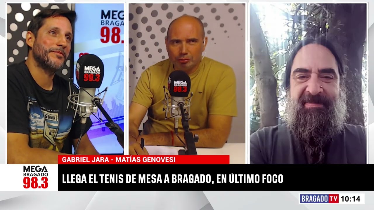 GABRIEL JARA - MATÍAS GENOVESI - LLEGA EL TENIS DE MESA A BRAGADO, EN ÚLTIMO FOCO