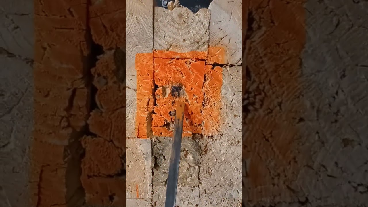 Evaluation of a budget friendly, pressure fitted, knife throwing target, (video 2)