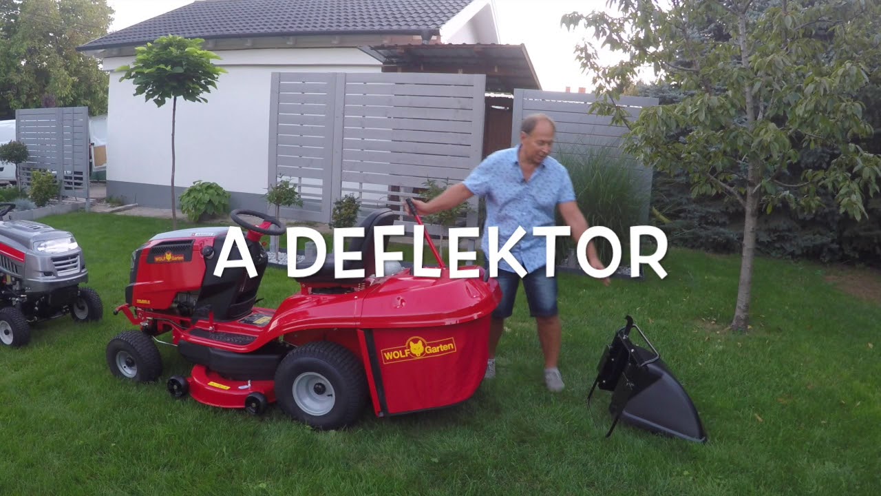 Fűnyíró traktor deflektor