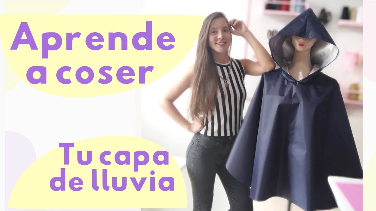 ¡Cose tu capa de lluvia! moldes gratis, y clase de costura