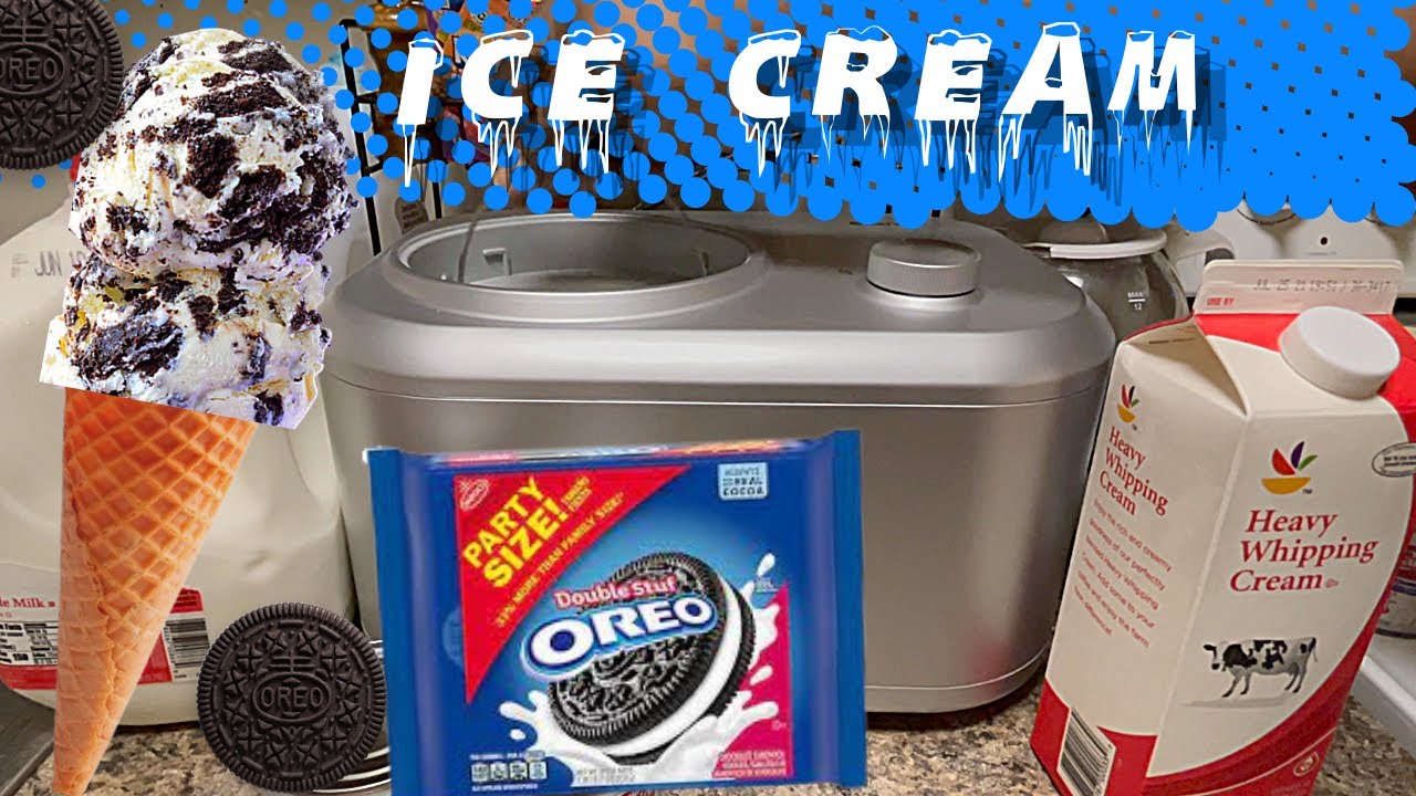 Homemade Cookies And Cream Ice Cream | Costway Ice Cream Maker