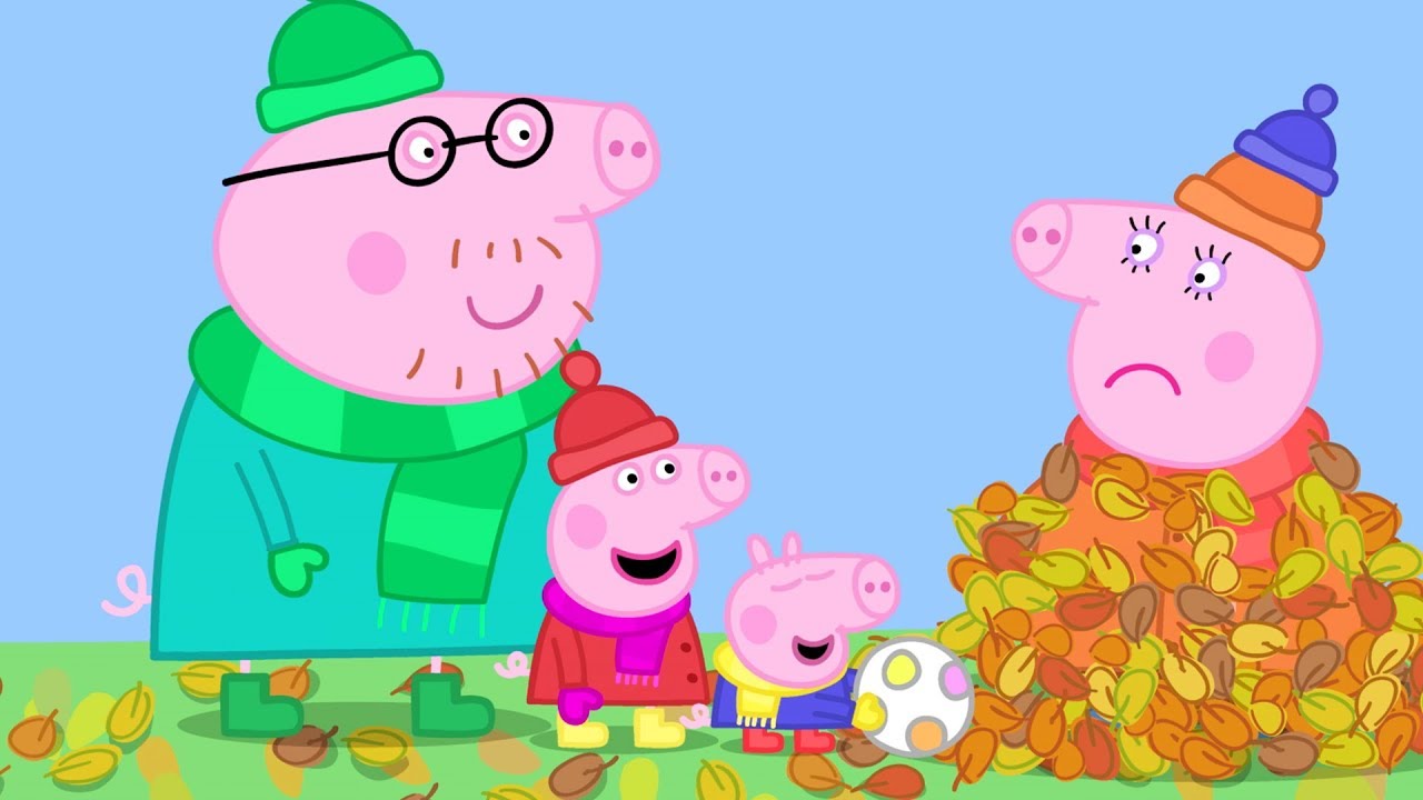 Peppa Pig Français | 3 Épisodes | Le Vent d'Automne | Dessin Animé Pour Enfant