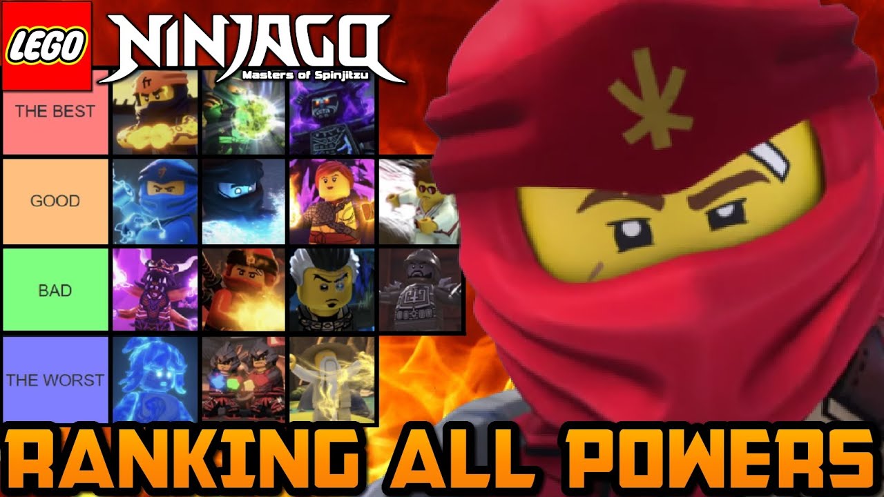 Полный список стихийных сил Ninjago! 🔥 Рейтинг каждой стихийной силы!
