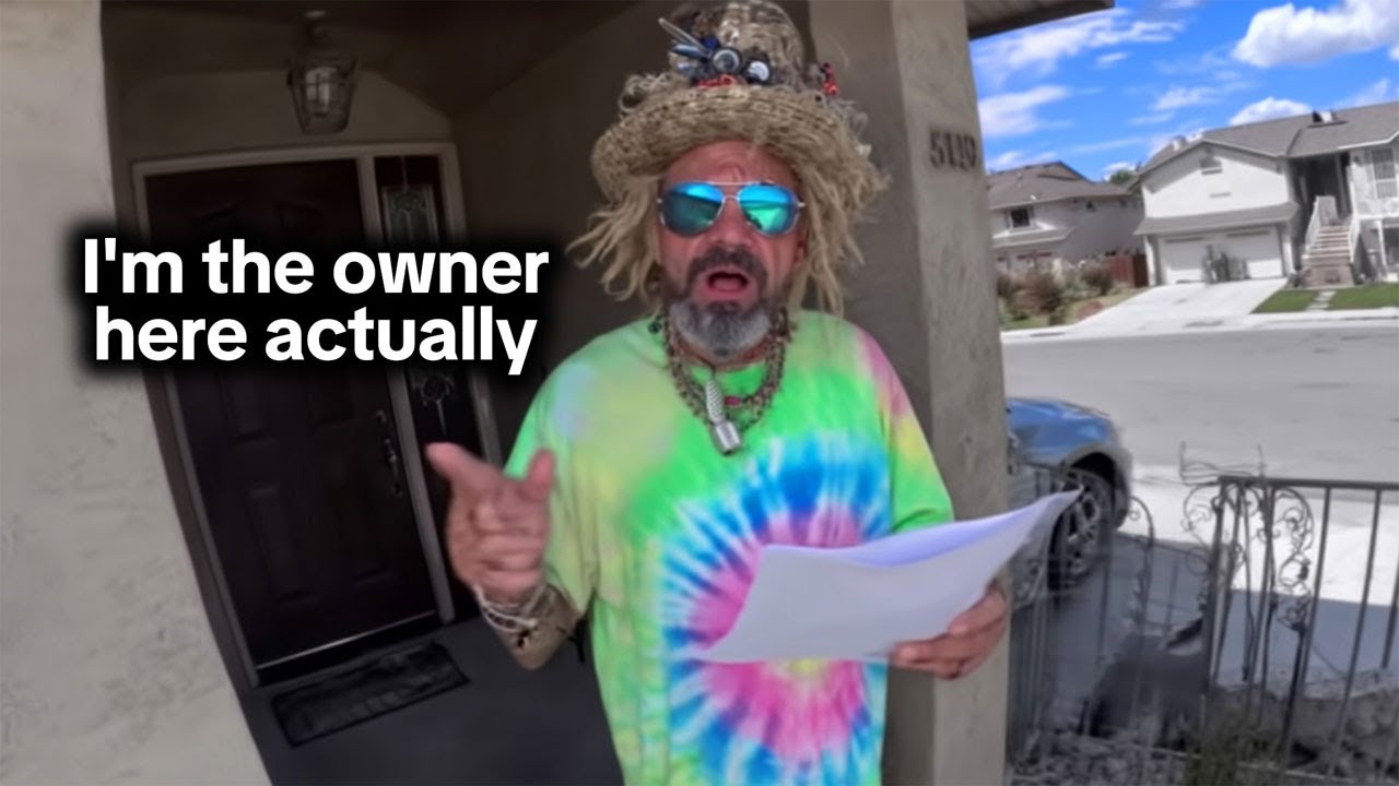 When Entitled Squatters Try to Outsmart Cops