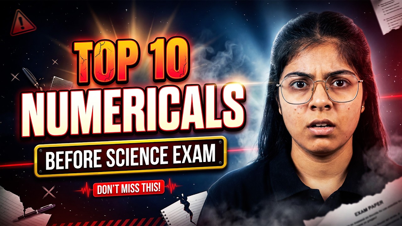 🔥 Top 10 Most Important Numericals for Class 10 Science 2026 💯 | Study Before Boards! 🚀