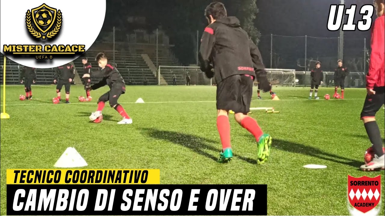 ESORDIENTI CALCIO: CAMBIO DI SENSO E OVER | SCUOLA CALCIO