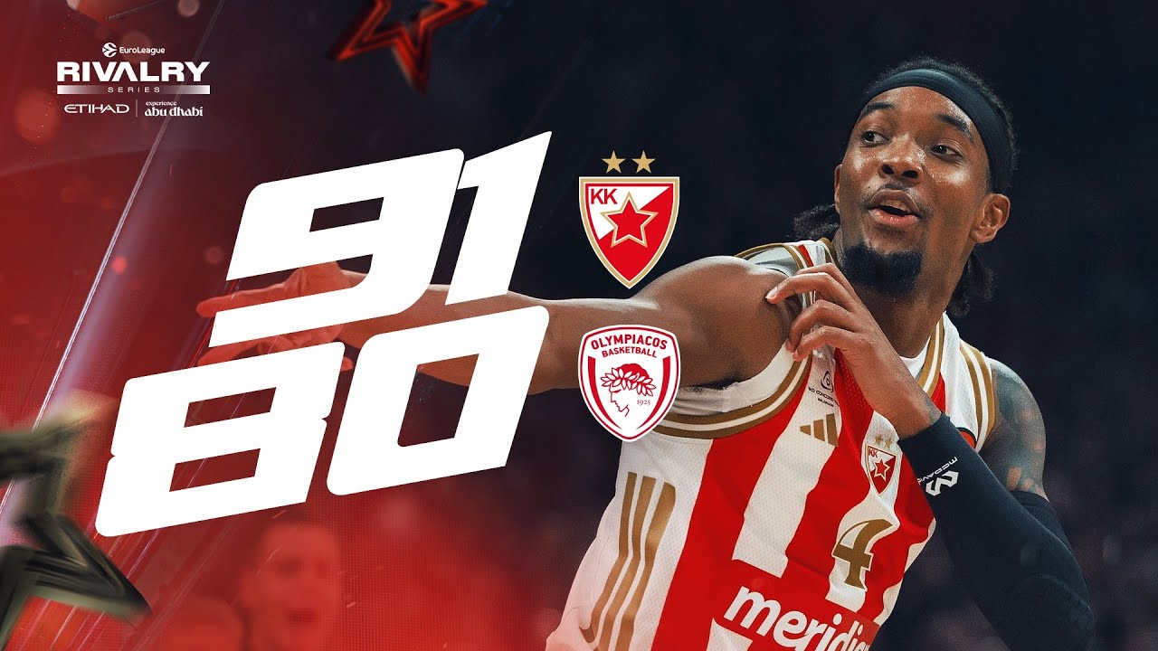 SVI POENI ZVEZDE - KK Crvena zvezda Meridianbet vs. Olympiacos 91:80 | EL R13