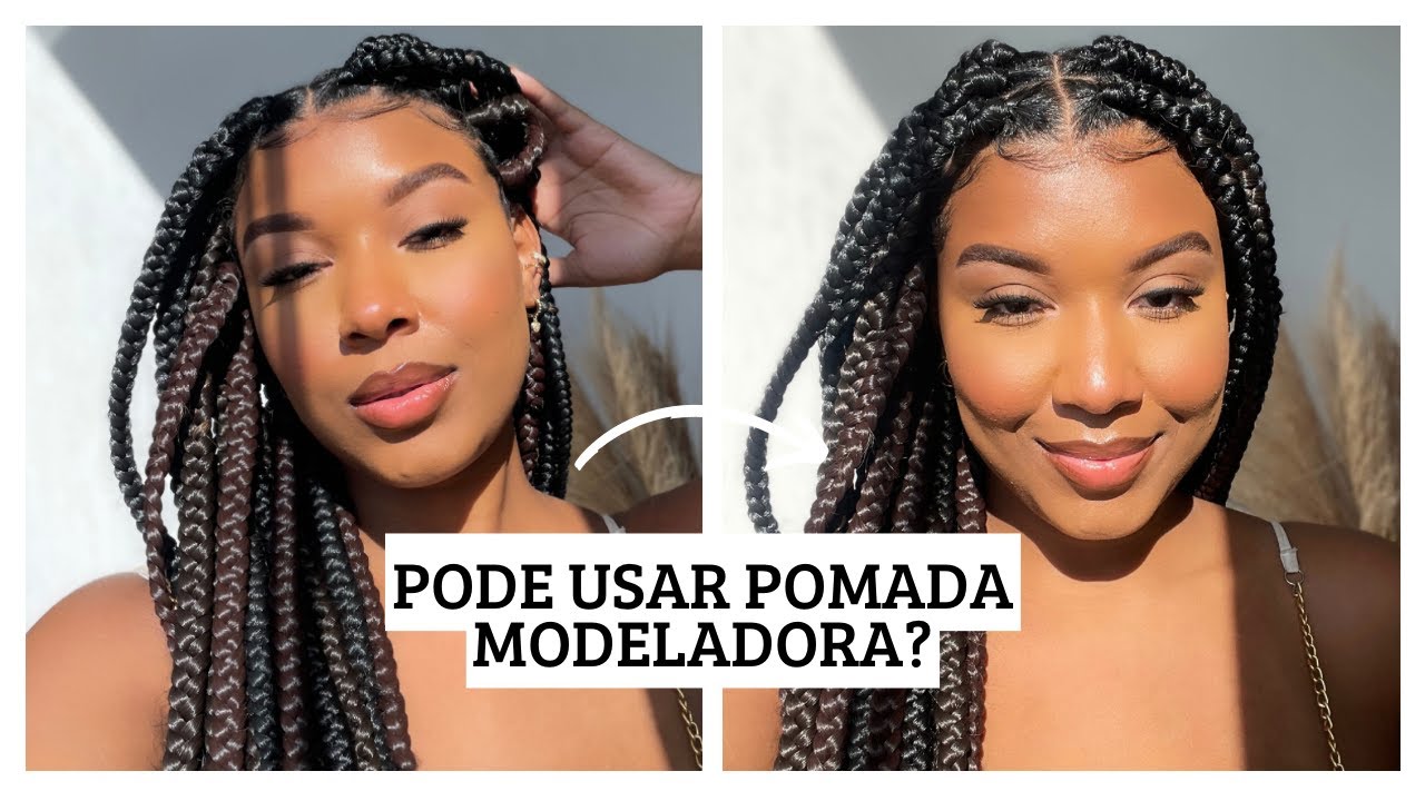 FIZ BOX BRAIDS NO MEU CABELO ALISADO COM PROGRESSIVA