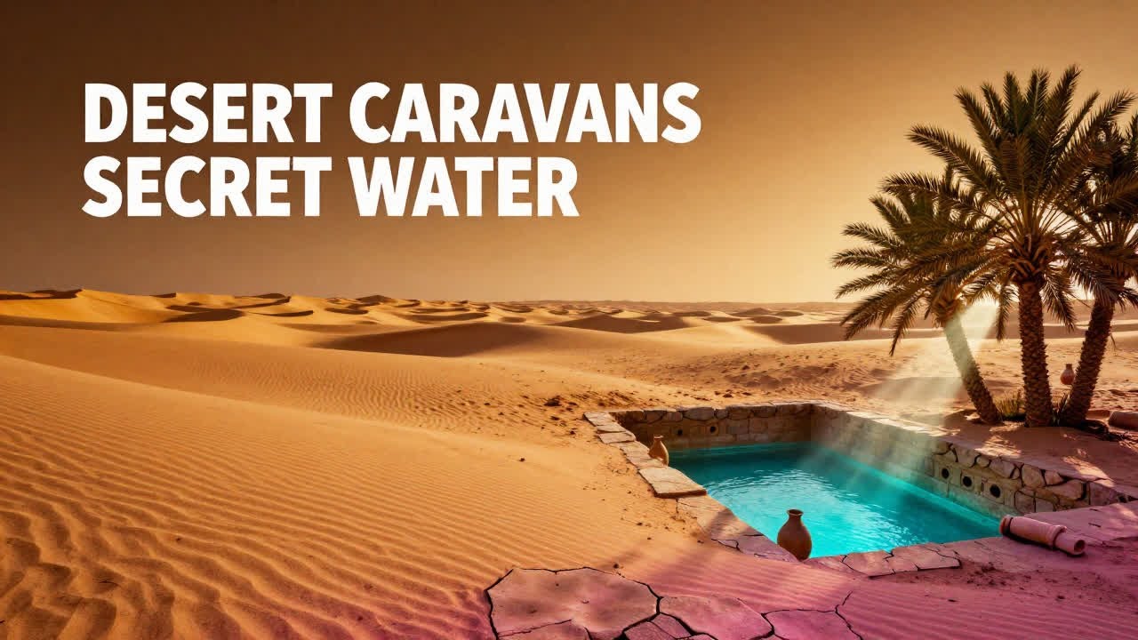 How Ancient Caravans Built Self-Sustaining Oases in Lethal Deserts