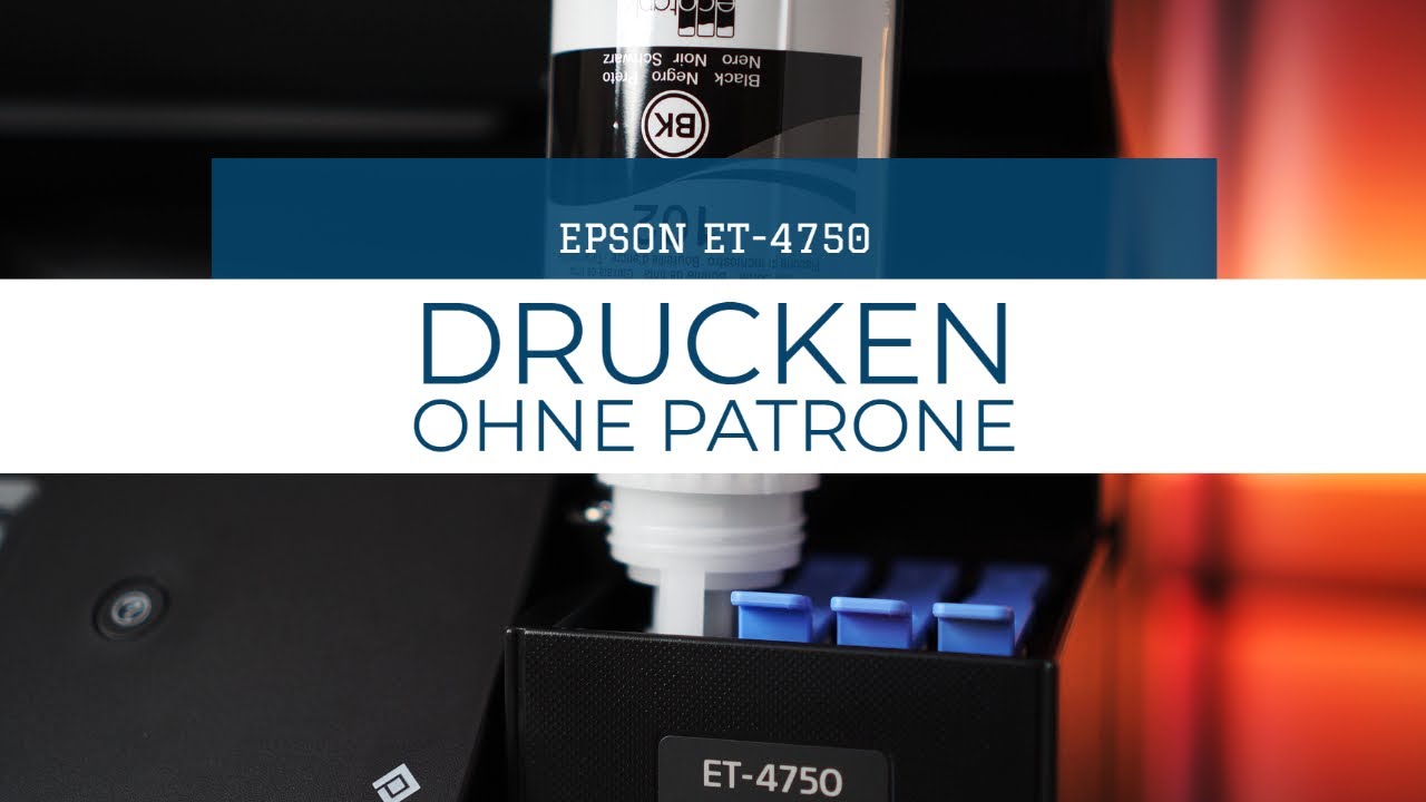 Epson EcoTank ET-4750 - Günstig drucken ohne Patrone