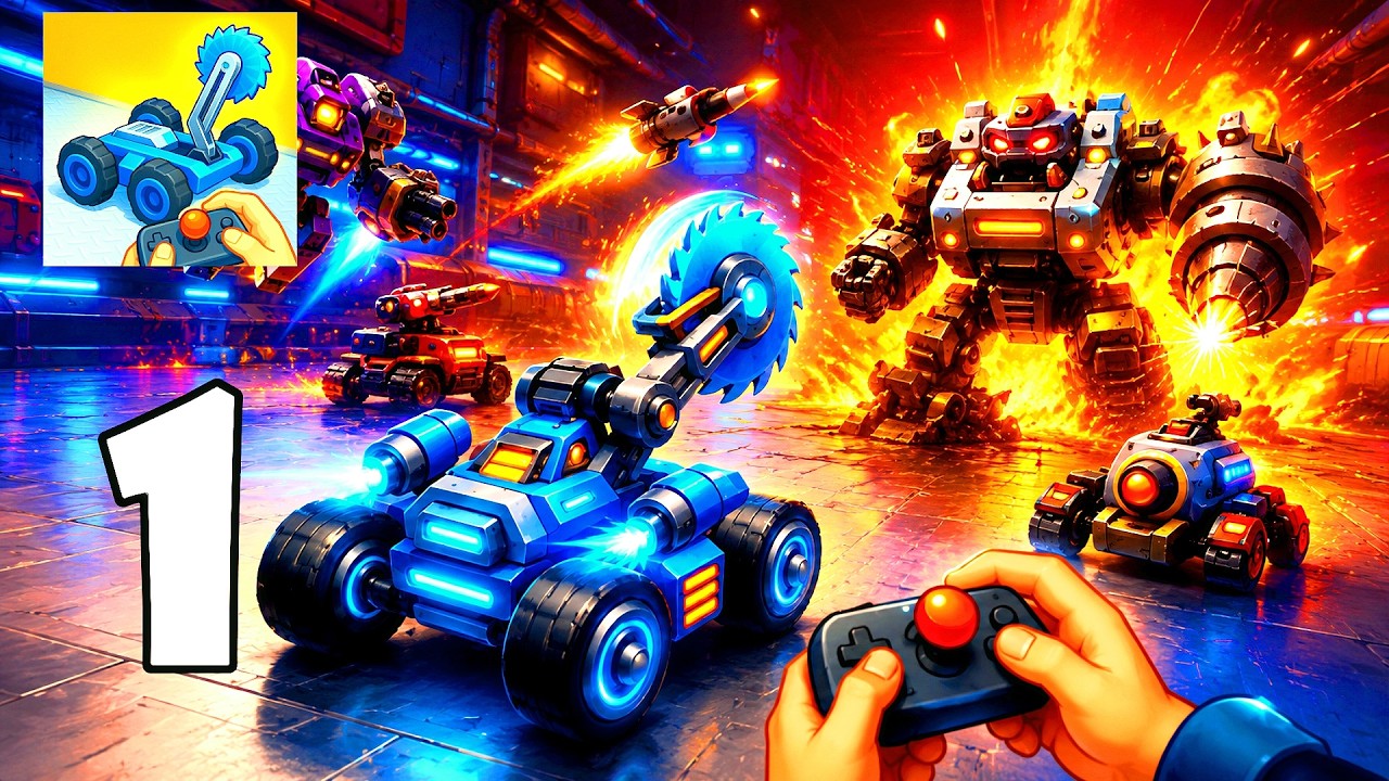 Pocket Bots Battle Robots - Gameplay Walkthrough Part 1  Epic Robot Battles! (iOS, Android)