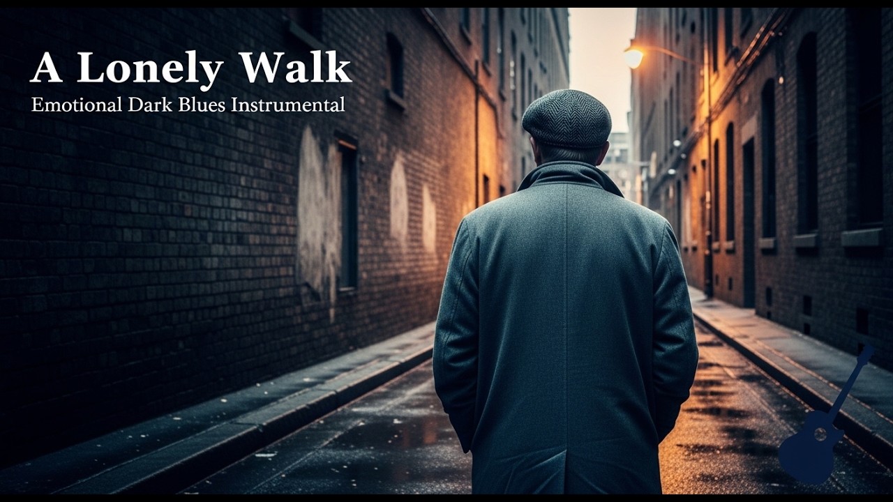 The Shadow Delta Blues – A Lonely Walk with the Flat Cap Man – Emotional Dark Blues Instrumental