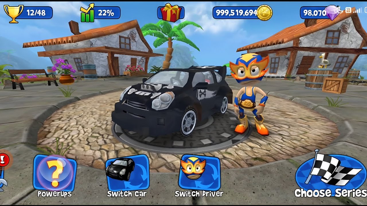 BB racing Tidal RUsh 26 star 26/42 changing black car