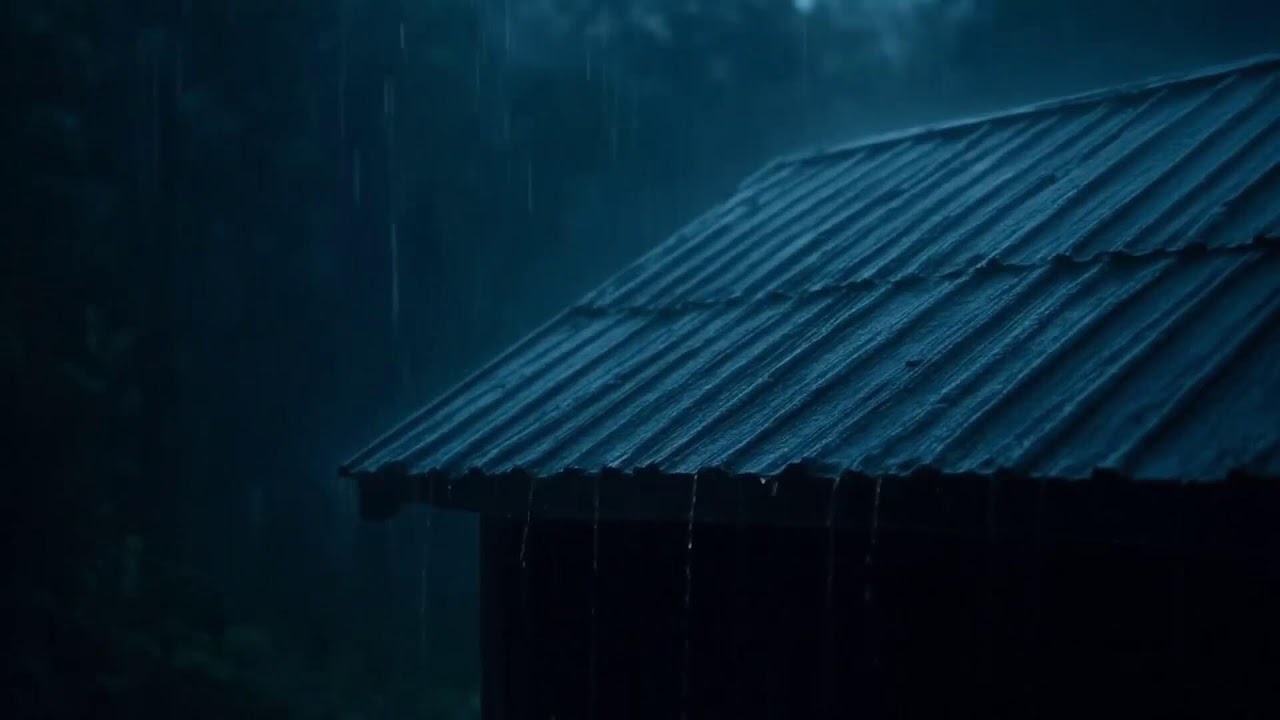 Forest Rain Sounds from Inside a Cozy Shelter