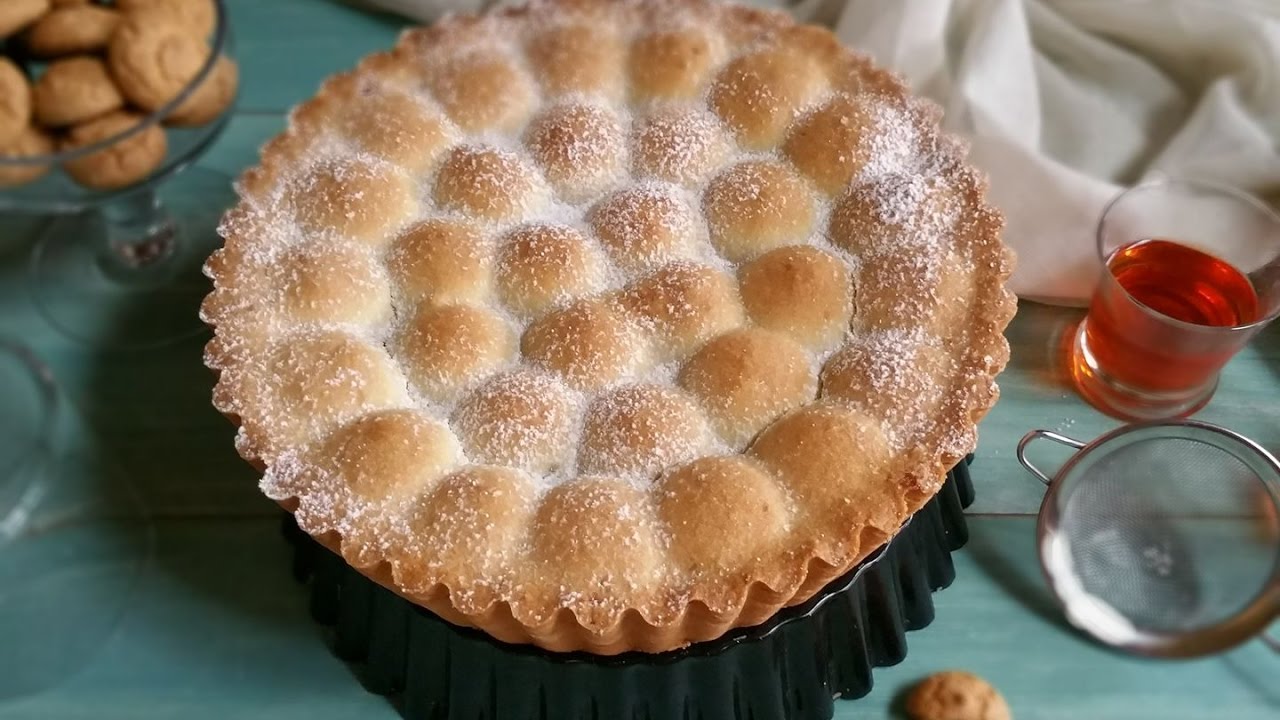 Crostata amaretti e crema, ricetta magica