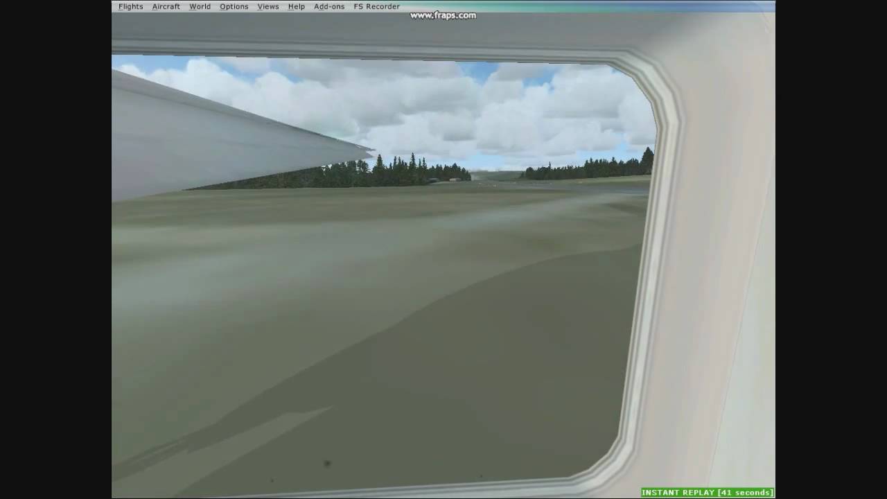 FSX your the passenger - Cessna Caravan landing at Wasserkuppe