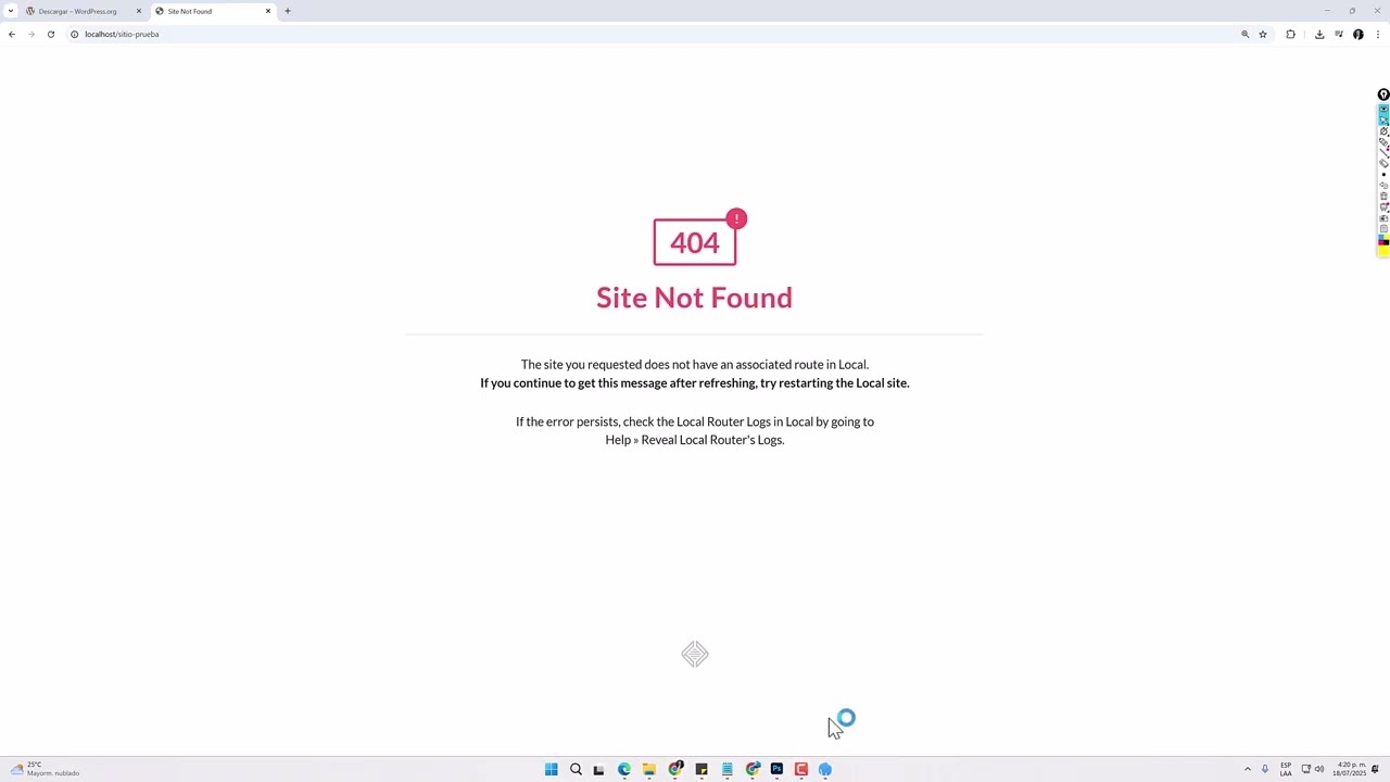 Instalación de Wordpress en Local