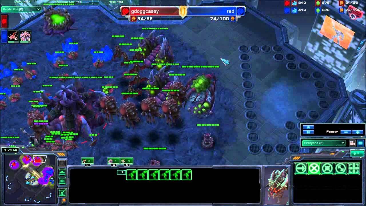 gdoggcasey vs red (ZvZ)