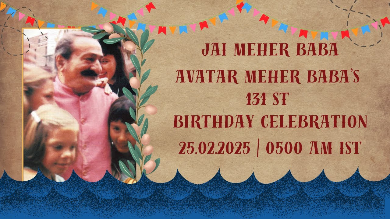 LIVE - Celebrating Meher Baba's Birthday | 25 Feb 2025 | 0500 AM IST | AMBC Ahmednagar