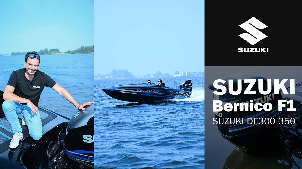 Bernico F1 met Suzuki DF350A een bizar snelle Formula 1 raceboot! / Suzuki Waterlife