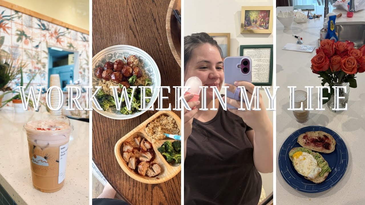 a work week in my life! || Mom, Wife, Dental Receptionist & Music Teacher side hustle 