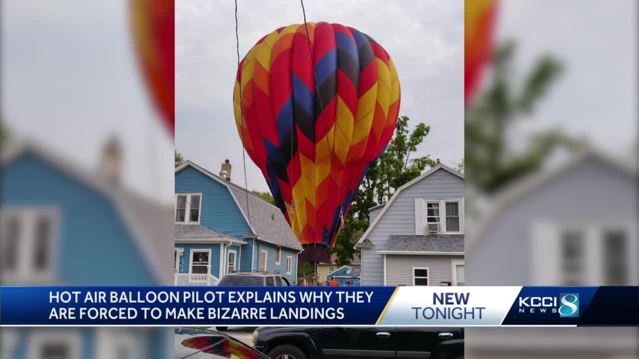 Hot air balloon pilot explains why they are forced to make bizarre landings