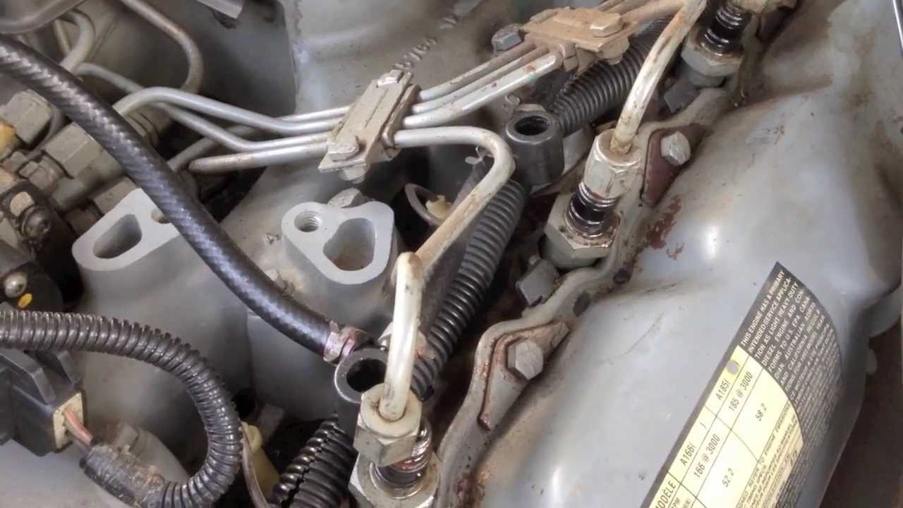 Ford 6.9 7.3 дизельный двигатель плохо заводится на холодную, глохнет и глохнет. Утечка топлива.