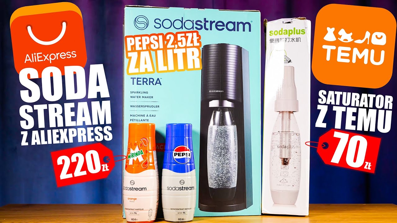 Soda Stream vs Saturator z TEMU - Co się bardziej opłaca?