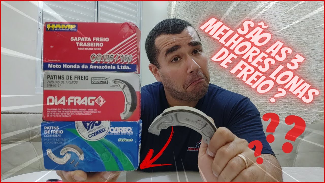 Lona Patim Freio Moto Depois Da Original Qual A Melhor Diafrag Ou Cobreq?