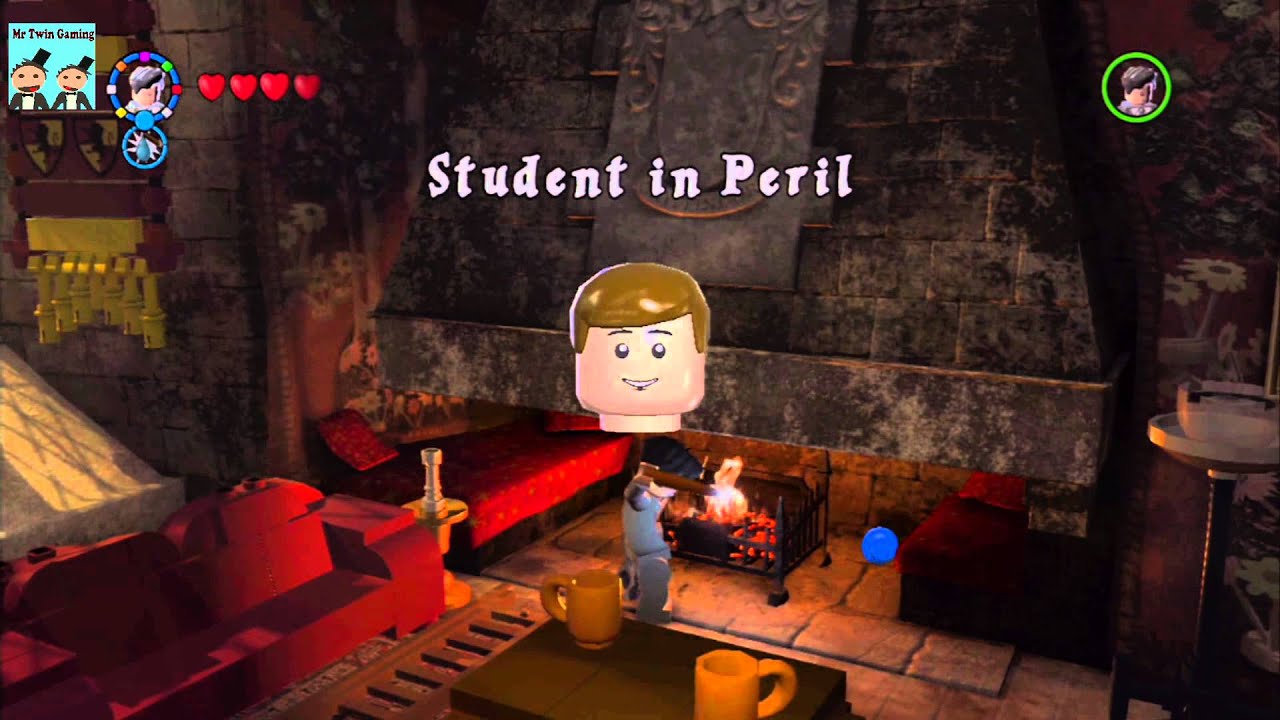 Lego Harry Potter Years 5-7 Walkthrough - Gryffindor common Room