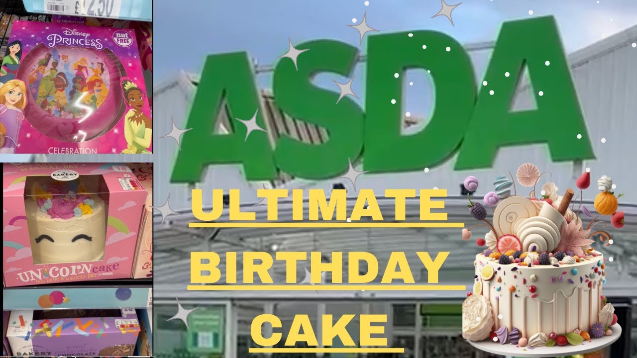 ASDA Bakery items|ASDA Cake collection| Best British Supermarket|#trending #Viral#youtubeviralvideo
