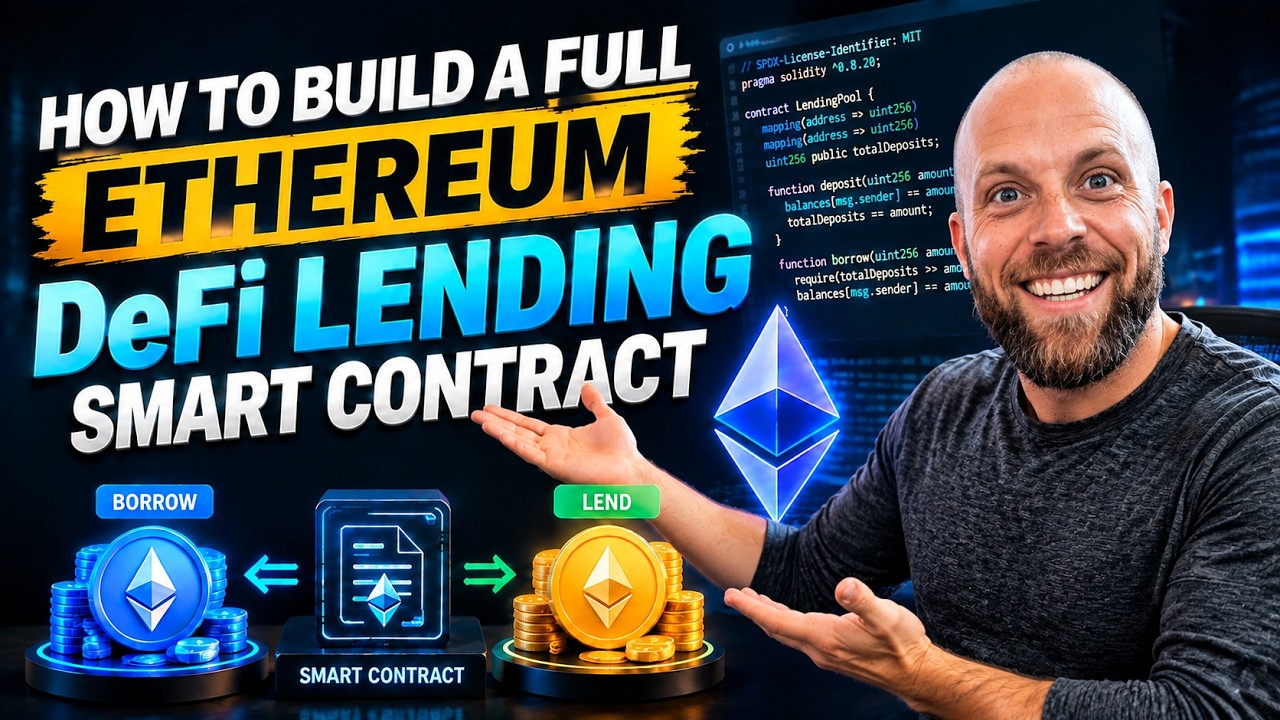 How to Build a Full Ethereum DeFi Lending Smart Contract (Solidity + Web3 2026)