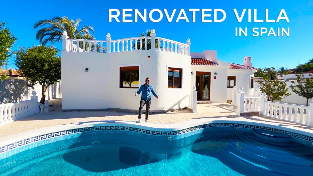Luxury villa in Spain 🌊🌴 Renovated villa with large plot and pool in La Siesta, Torrevieja