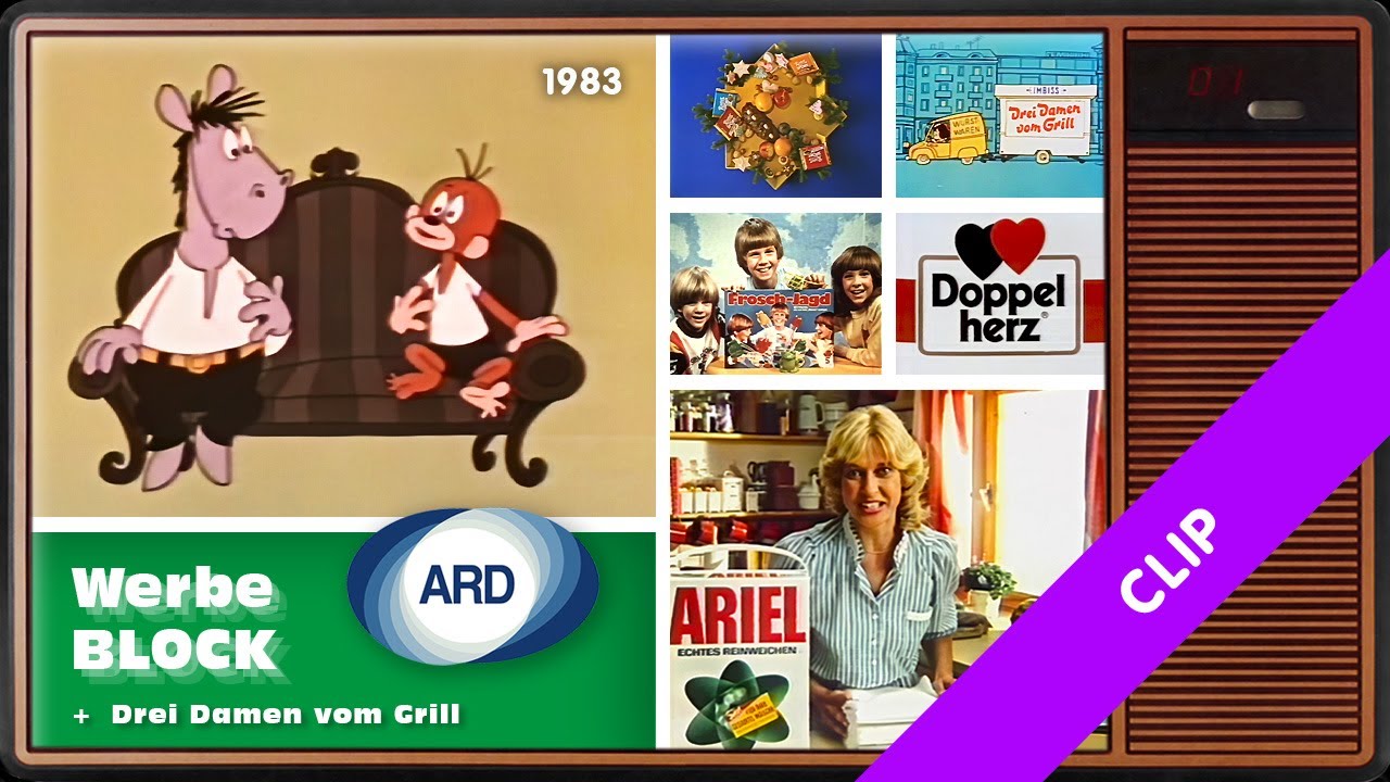ARD-Werbung Äffle & Pferdle + Anfang / Ende 