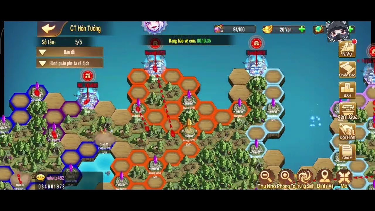 Đánh tháng 17/10 | Thủ nhà 1 vs 5 Quá cực nhọc. King❤