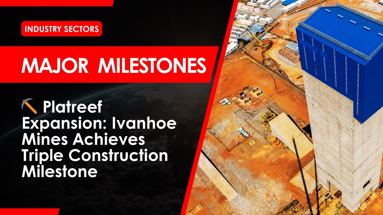 Ivanhoe Mines Hits Three Construction Milestones at Limpopo's Platreef, Targeting 460,000 Oz