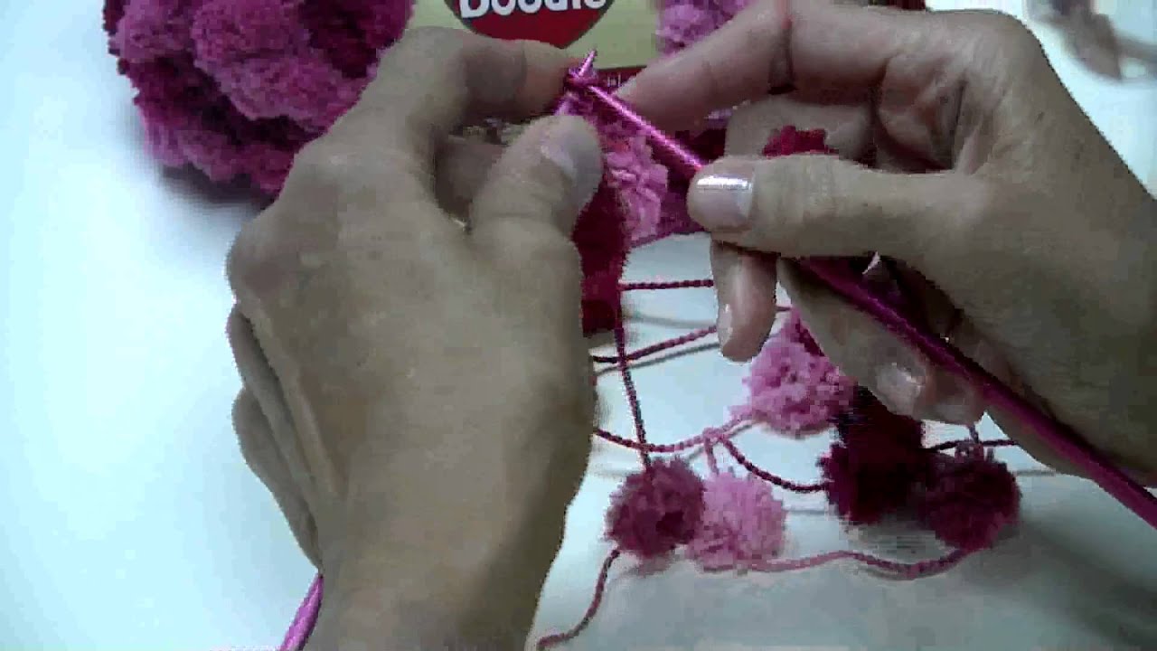 Knitting with Red Heart Yarns Pomp-a-Doodle by Nancy Thomas