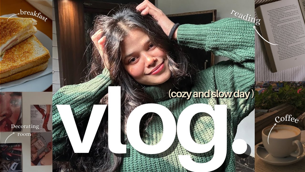 A COZY AND SLOW DAY IN MY LIFE VLOG 🍀💗✨ | Navigating 20’s , decorating room and home shopping…