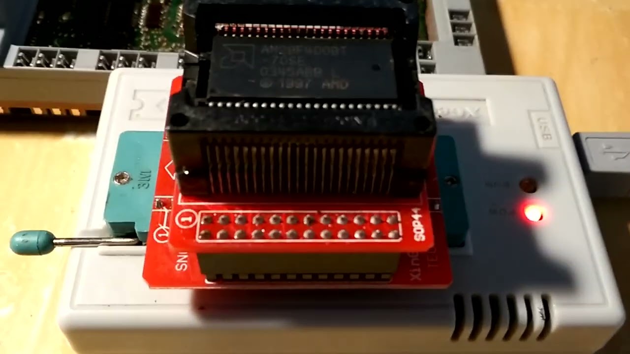TL866II Plus and Adapter SOP44 - SN002 Read Flash AM29F400BT