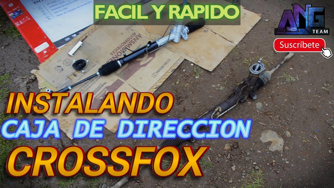 Como INSTALAR CAJA de DIRECCION HIDRAULICA de CROSSFOX? Como PURGAR LICUADORA HDRAULICA y ALINEAR RU