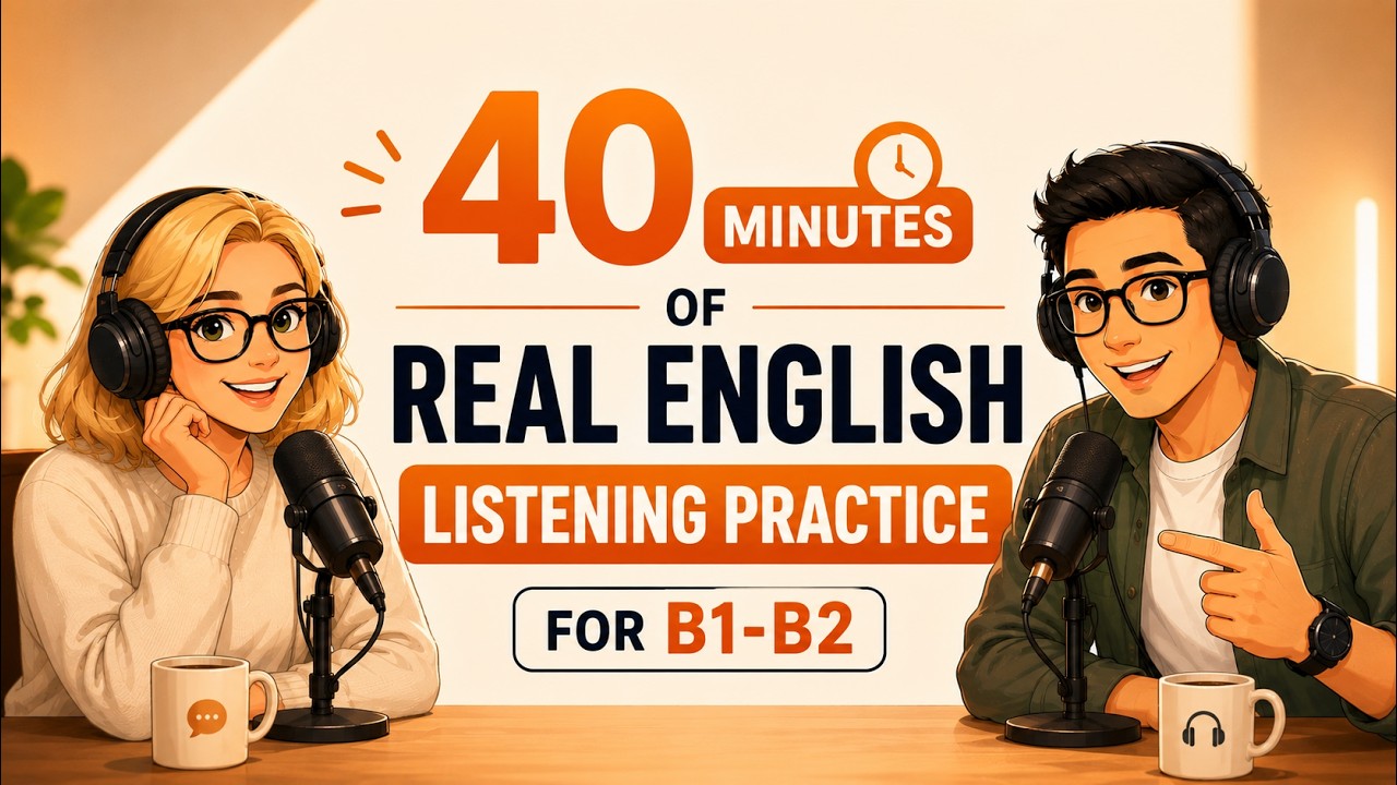 One English Podcast to Improve Listening, Vocabulary & Speaking | 40-Min English Listening Practice
