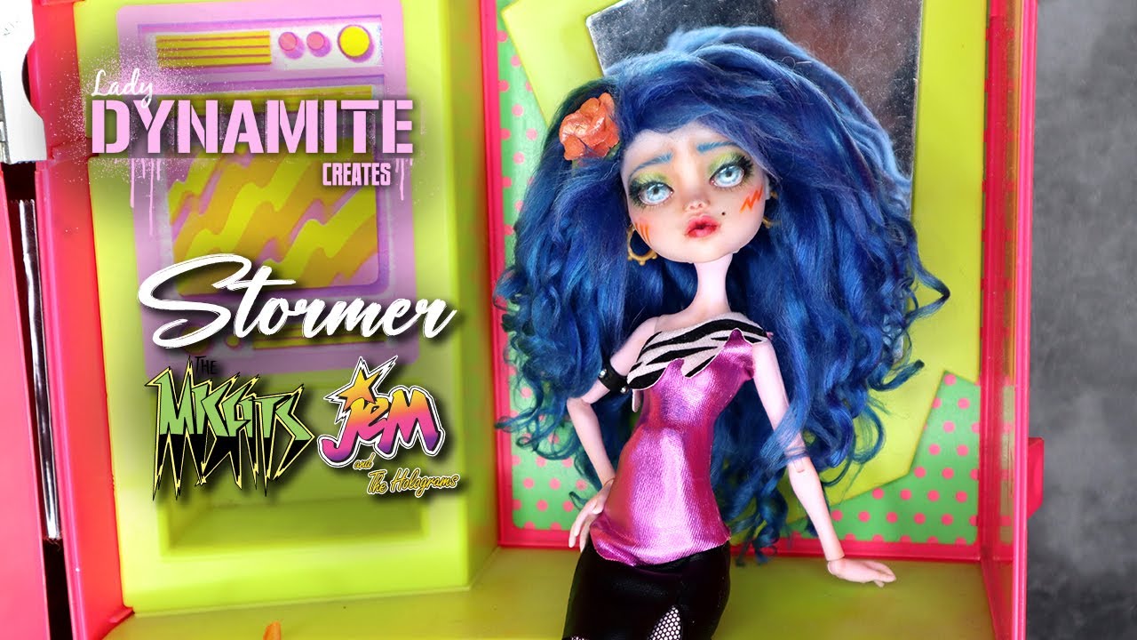 Repaint: Retro Stormer from the Misfits and Jem and the Holograms Art Doll