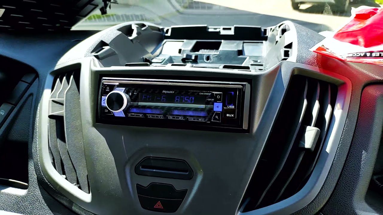 Ford Transit 2021 установка магнитолы