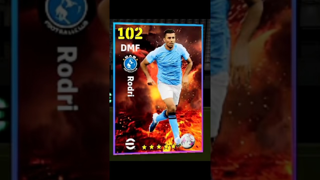 How To Train 102 Rated Rodri In Efootball 2025|Efootball Rodri Traning | #pesmobile #efootball #pes
