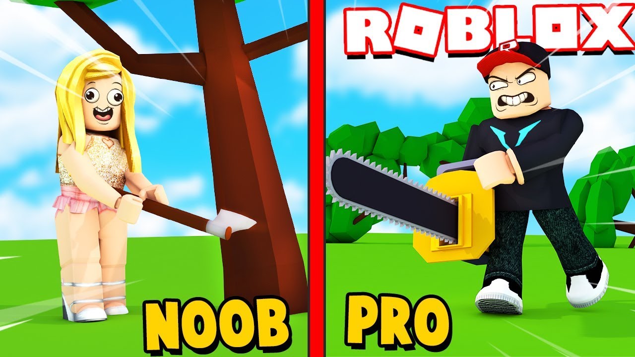 OD NOOB DO PRO DRWALA W ROBLOX! (Lumberjack Legends) | Vito vs Bella