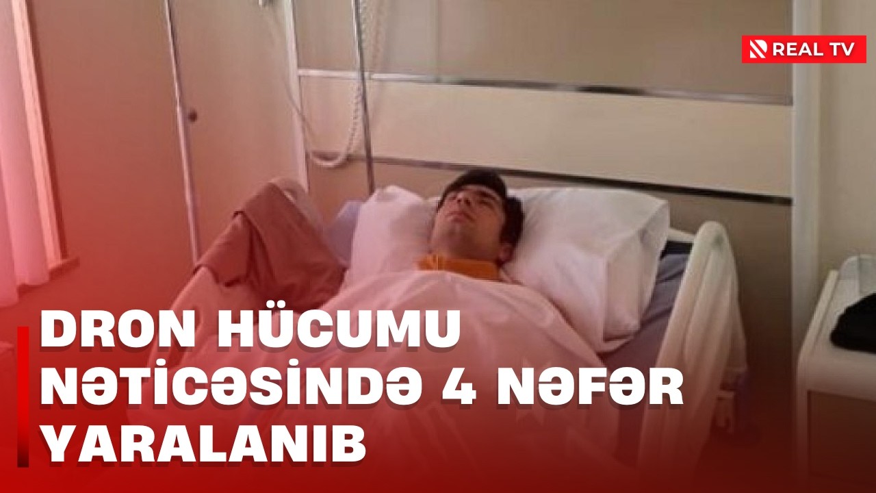 Dron hücumu nəticəsində 4 nəfər yaralanıb
