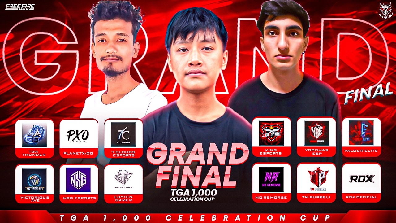 🔴 LIVE – TGA 1K Celebration Cup | Grand Final | Who Will Become Champion?